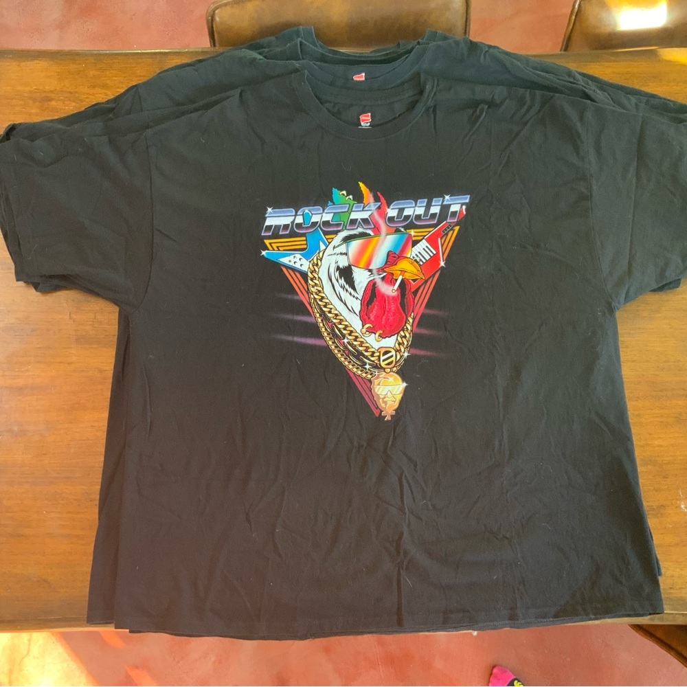 ROCK OUT KFC Raunchy graphic art tee